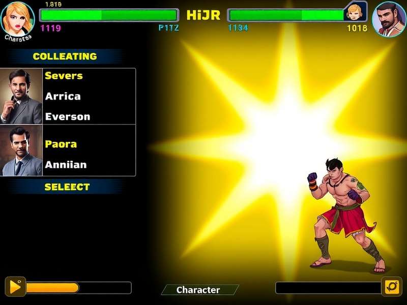 Indian Fighting Star character selection